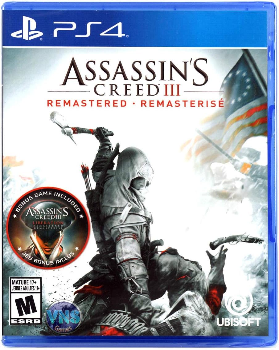 Ubisoft Assassin's Creed III: Remastered (import version: North America) - PS4
