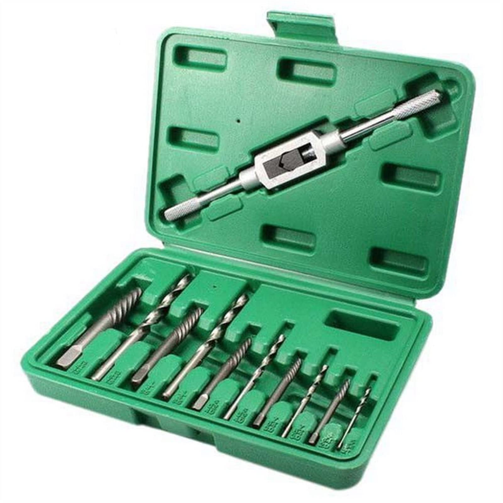 Zestaw narzędzi DIY, 11-elementowy ekstraktor do śrub, 3-10 mm, zestaw wierteł do nakrętek, zestawy narzędzi