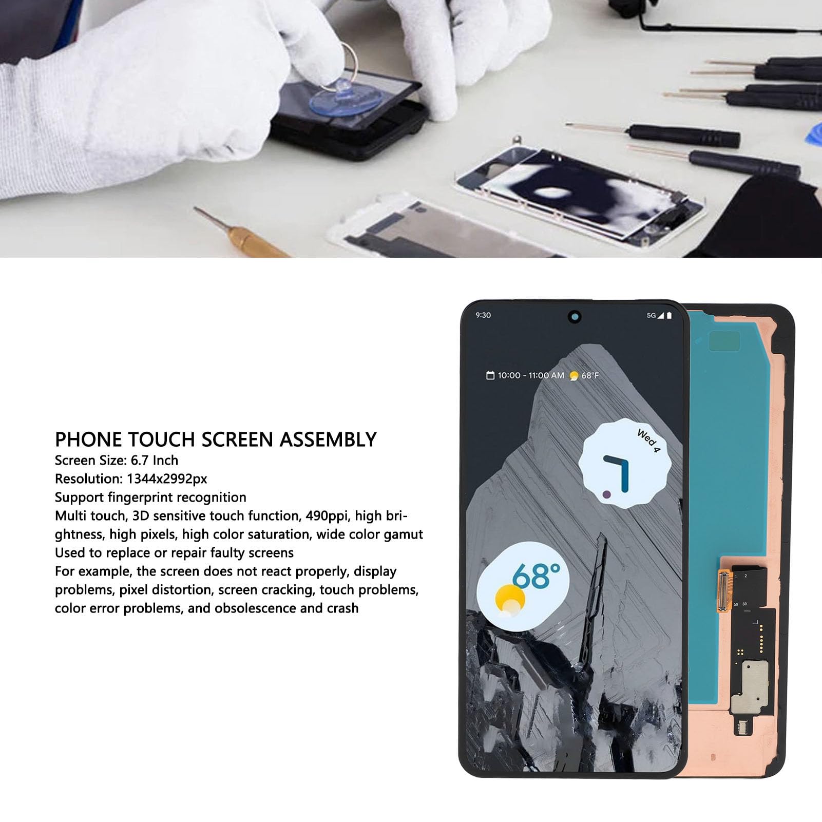 Amazon.co.jp: for Pixel 8 Pro 用スクリーン交換、Pixel 8 Pro GC3VE