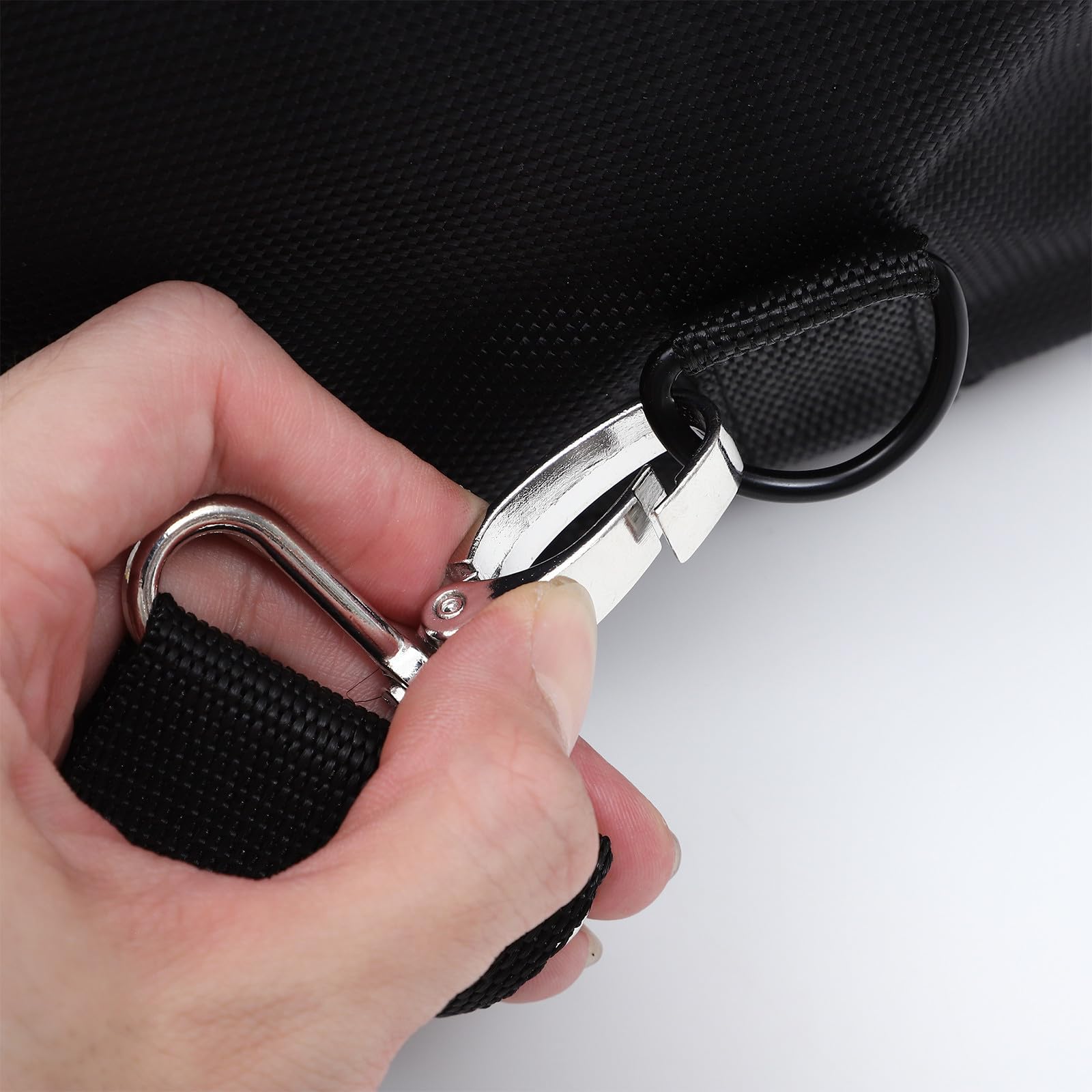 Borsa per Trasporto Treppiede e Stativi per Luci Oxford e Nylon Chiusura a Zip Versatile per Fotografia e Campeggio Nera