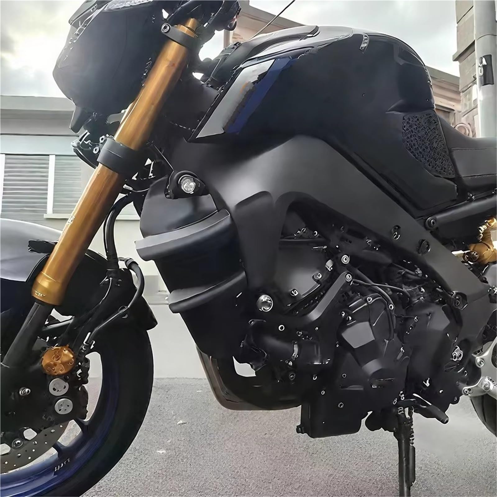 Alette Moto Per MT-09 Per MT09 SP Ala laterale Spoiler SPOILER FRONTALI 2021 2022 2023 anteriore inferiore Fianco Ala Aerodinamica