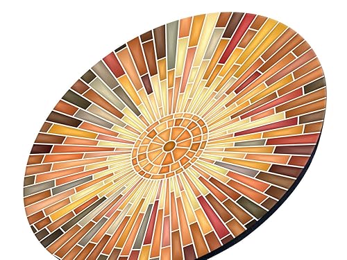 Miniatura 2 de HASTA LA RAIZ  Mexican Handmade Cheese Board covered with resin. Ideal for Charcuterie Platter & Serving Tray. Model Italian Orange.