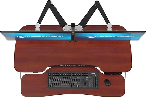 Miniatura 37 de VERSADESK® PowerPro™ Elite 40" x 24" - Convertidor de escritorio eléctrico ancho controlado por aplicación con puerto de carga USB. Eleva hasta 20