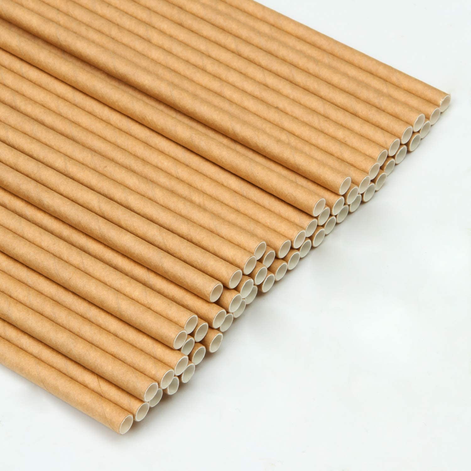 Pajitas de Papel Biodegradable, 20cm. Desechables, ecológicas y compostables. Comprometida con el medio ambiente.… (3000)