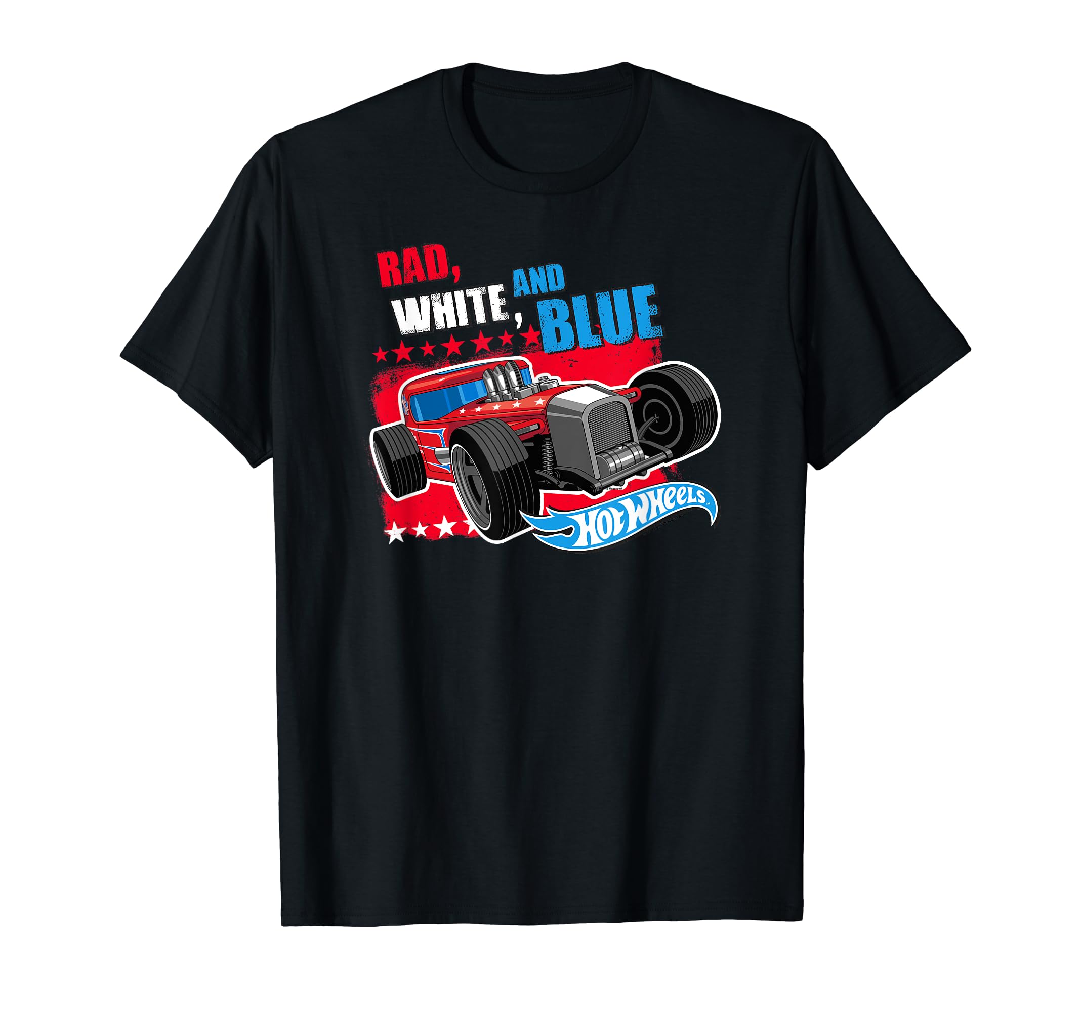 hot wheelsRad White and Blue T-Shirt