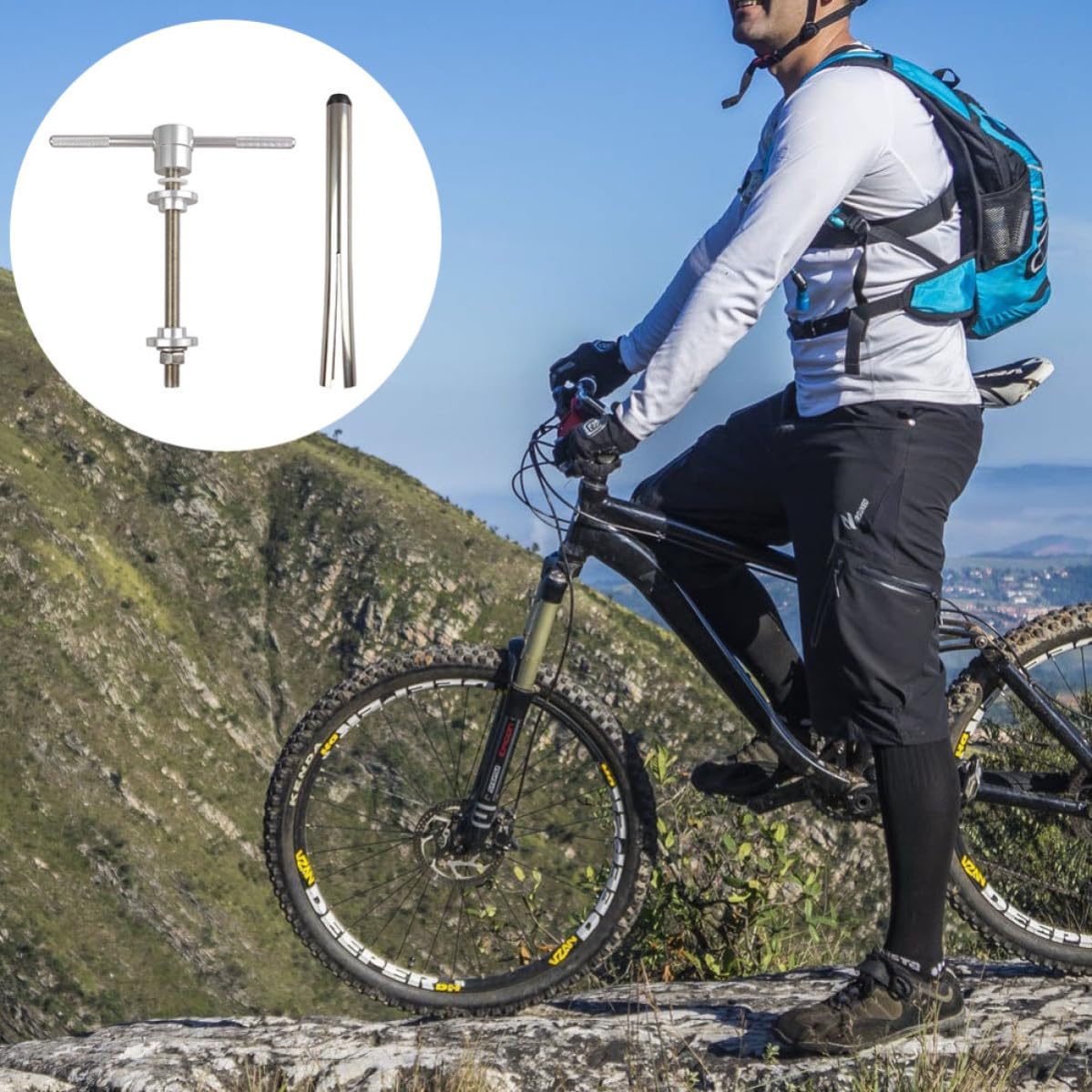 Fahrrad Steuersatz und Tretlager Einpresswerkzeug für Reparatur