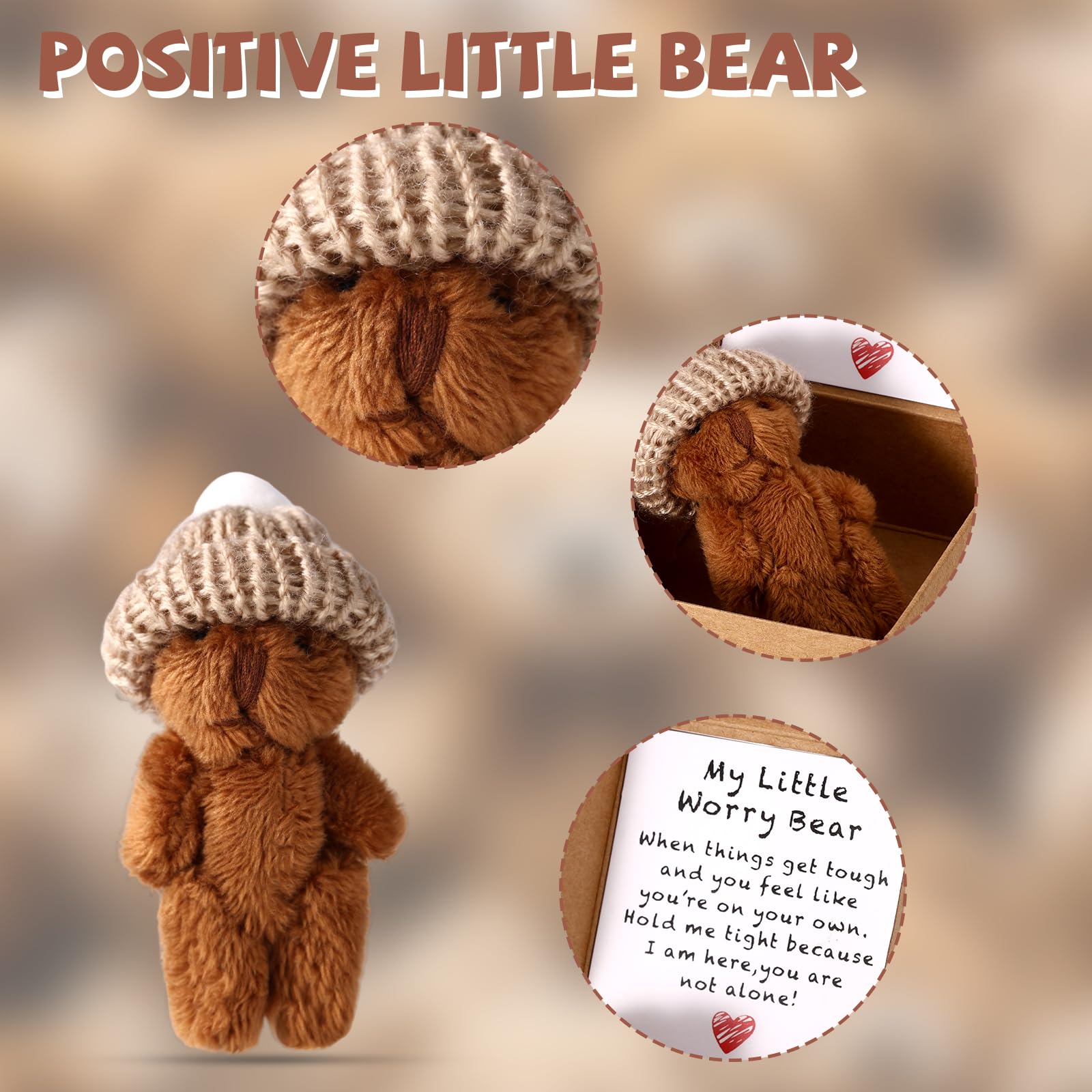 TOYMIS 2 Sets My Worry Little Bear in a Box - Image 3