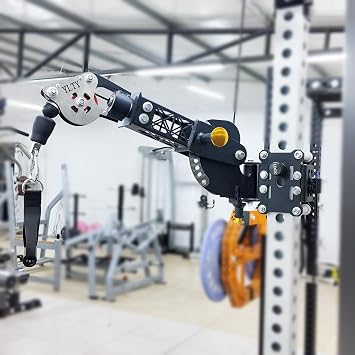 Upgrade Smith Machine Attachments for Power Rack Attachment, Cable Machine Attachment for Squat Rack Attachments, Adjustable Universal Jammer Arm