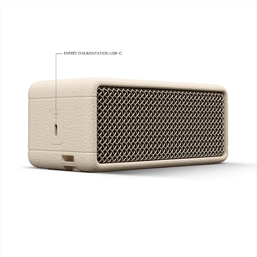Marshall Emberton III Portable Bluetooth Speakers, Wireless, IP67 Rating Dust & Water Resistant, 32+ Hours Playtime, Quick Charge - Cream - 7