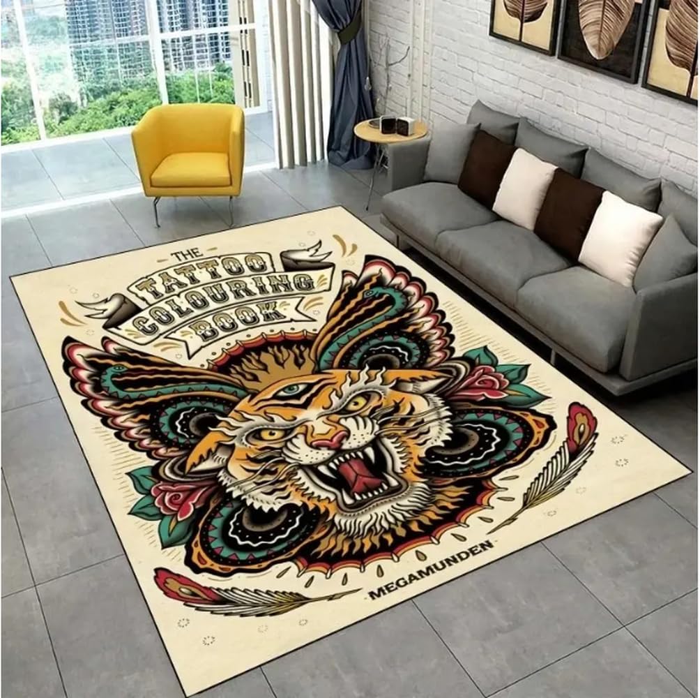 Tapis de salon mystique et paillasson de studio de tatouage PASPRT