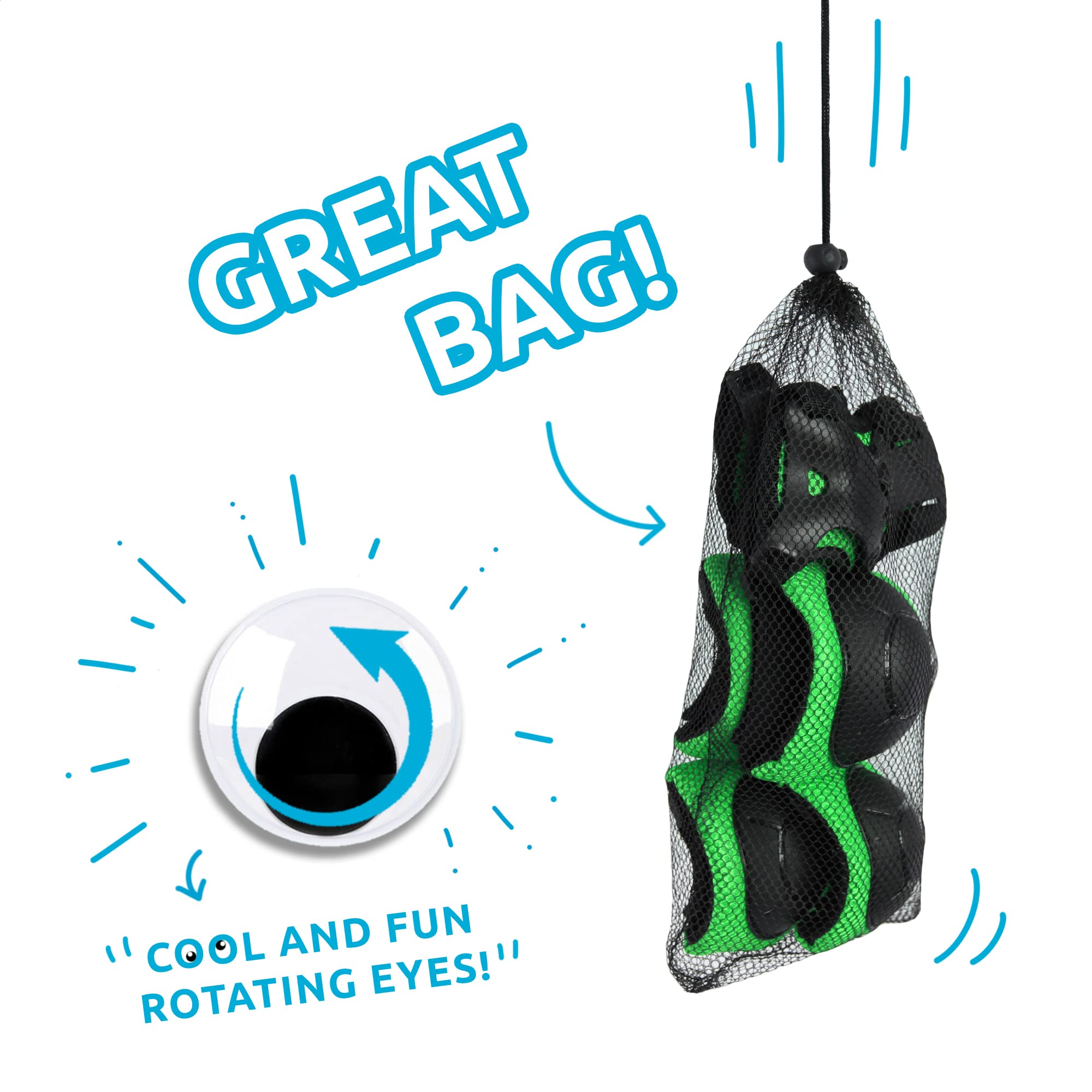 Kit De Protection Crazy Safety Pour Enfants – Genouillères, Coudières, Protège-poignets, Fun Et Sécurisé !