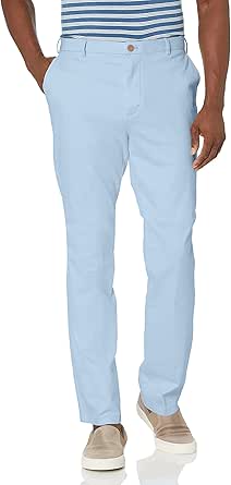 IZOD Men's Saltwater Stretch Flat Front Straight Fit Chino Pant, Clean ...