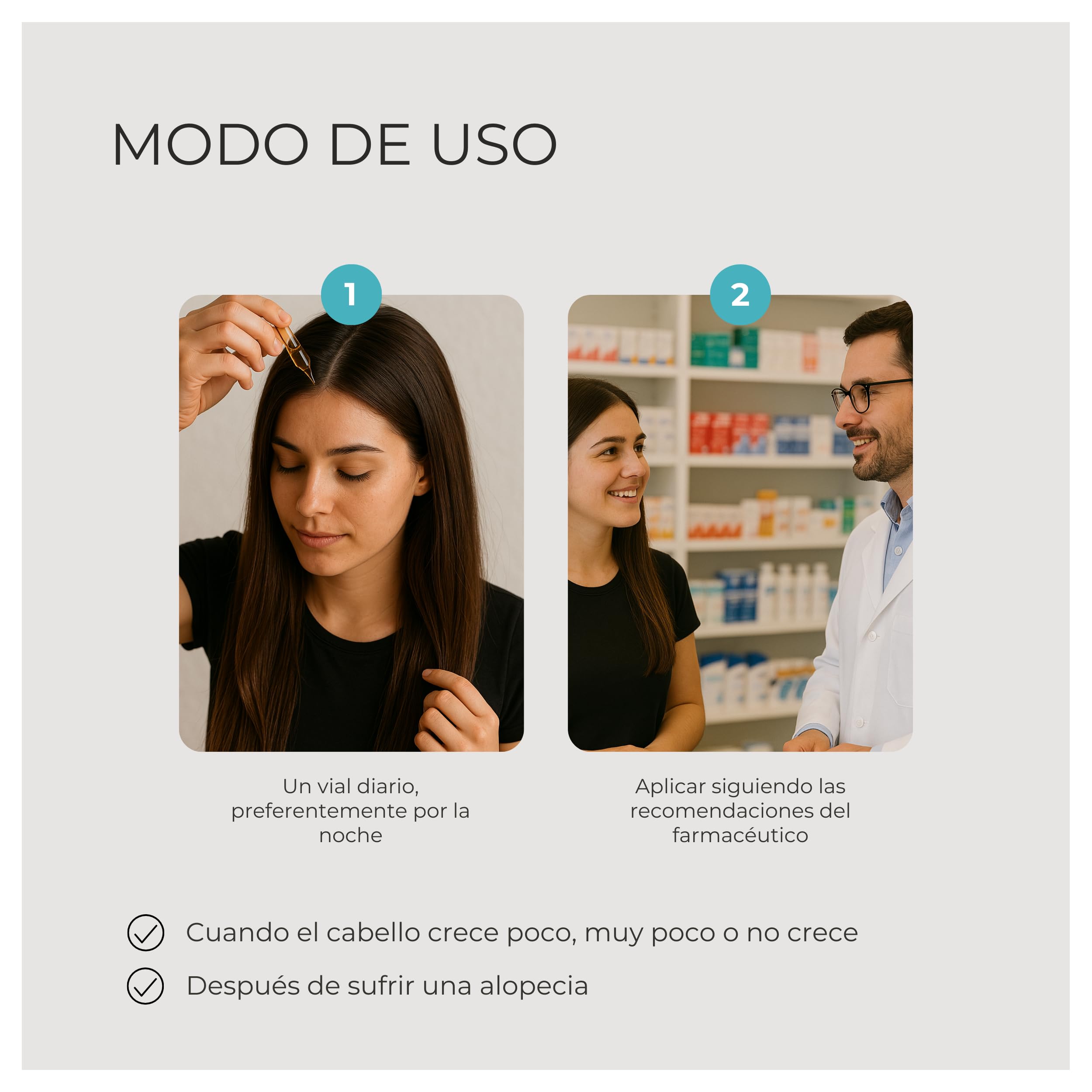 Ampollas R-Activo 2% | Ampollas Anticaida Cabello Mujer y Hombre | Potenciador, Estimulante y Recuperador Del Cuero Cabelludo | Para Crecimiento Cabello Mujer y Hombre | Ampollas Anticaida