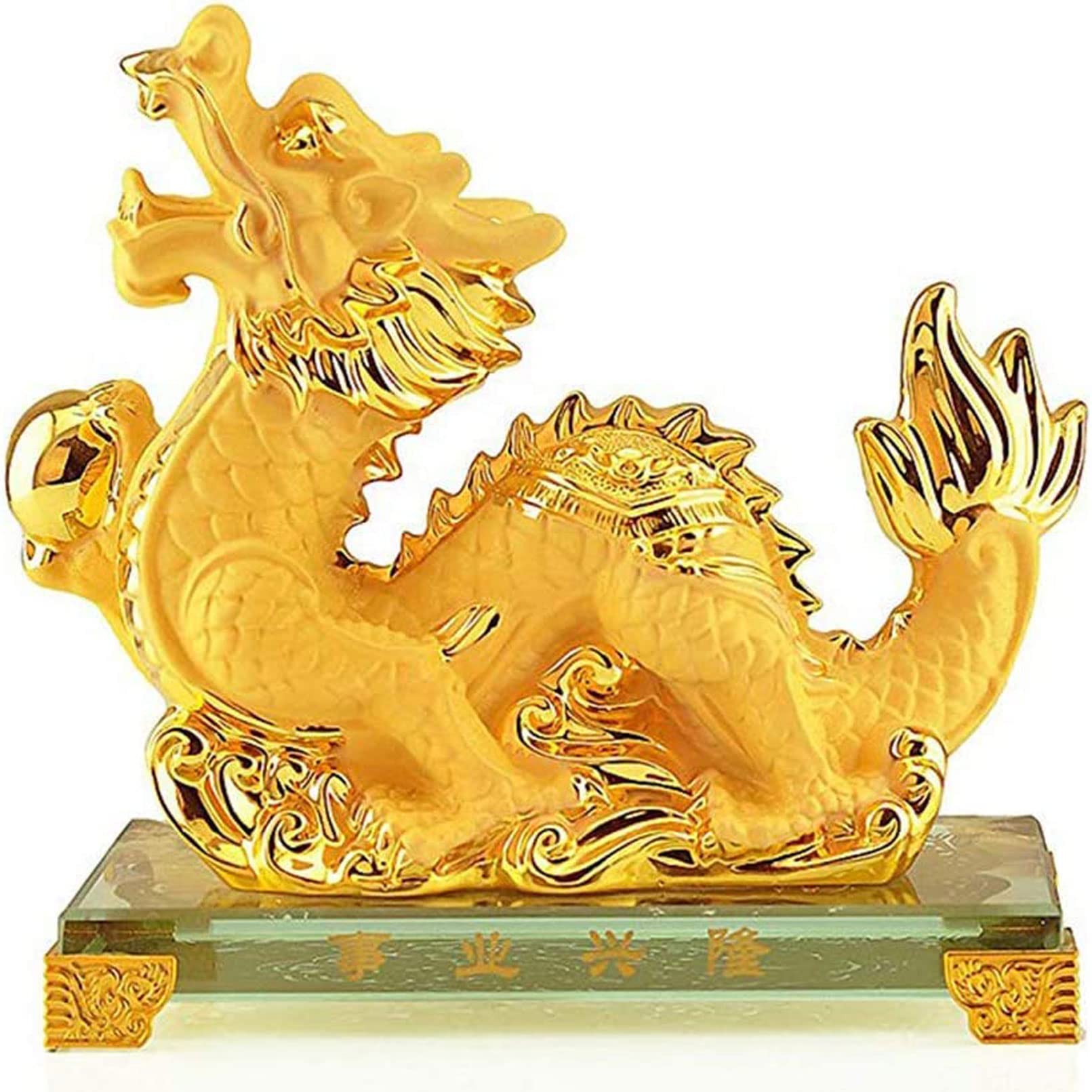 Posąg chińskiego smoka, posąg chińskiego smoka FengShui, posąg chińskiego dwunastu znaków zodiaku, komplet zodiaku, żywica feng shui, dekoracja posągu, kolekcja prezentów świątecznych i noworocznych d