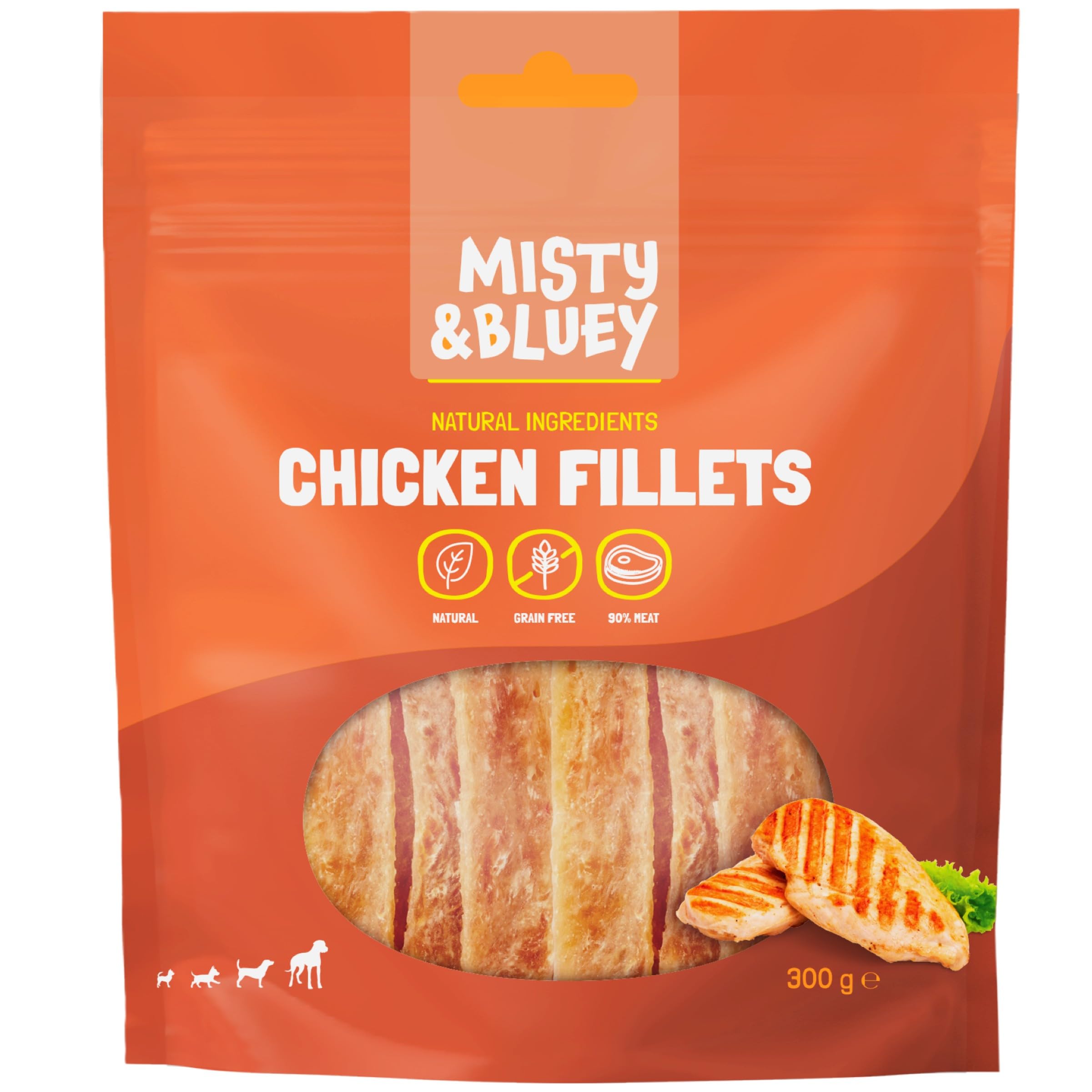 Misty & Bluey Chicken Fillets 300g