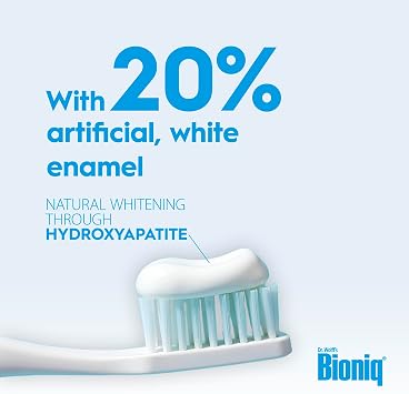 Bioniq® White Filler Toothpaste - 1 x 100 ml – Gentle Whitening Toothpaste with Hydroxyapatite - Protects and Strengthens Enamel - for Smooth and White Teeth - Gently Removes Stains, Fluoride-Free