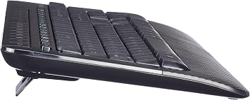 Microsoft Wireless Desktop 2000 Keyboard and Mouse Set, UK Layout - Black, 1 Count