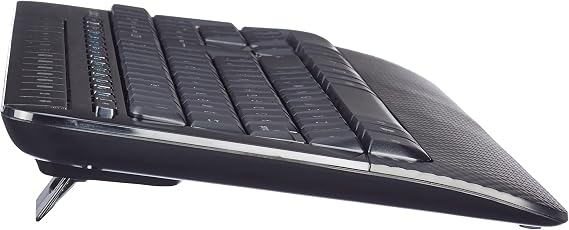 Microsoft Wireless Desktop 2000 Keyboard and Mouse Set, UK Layout - Black, 1 Count