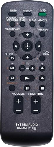 Miniatura 2 de Nuevo RM-AMU012 - Control remoto de repuesto para Sony Mini Hi-Fi Component System LBT-DJ2I HCD-DJ2I SS-WG2I SS-DJ2I SA-WG2I LBTDJ2I HCDDJ2I SSWG2I