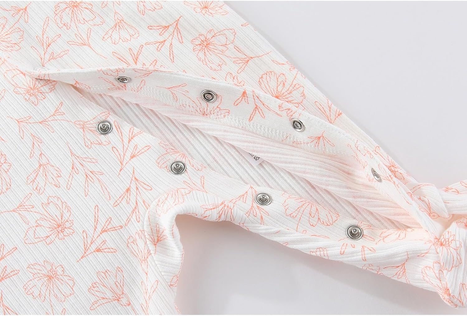 Fashion Baby Boy Girl Clothing Set Cotton Soft 3-Piece Long Sleeve Button Rompers 5-Pack Hats&Gloves Infant Clothes - Image 5