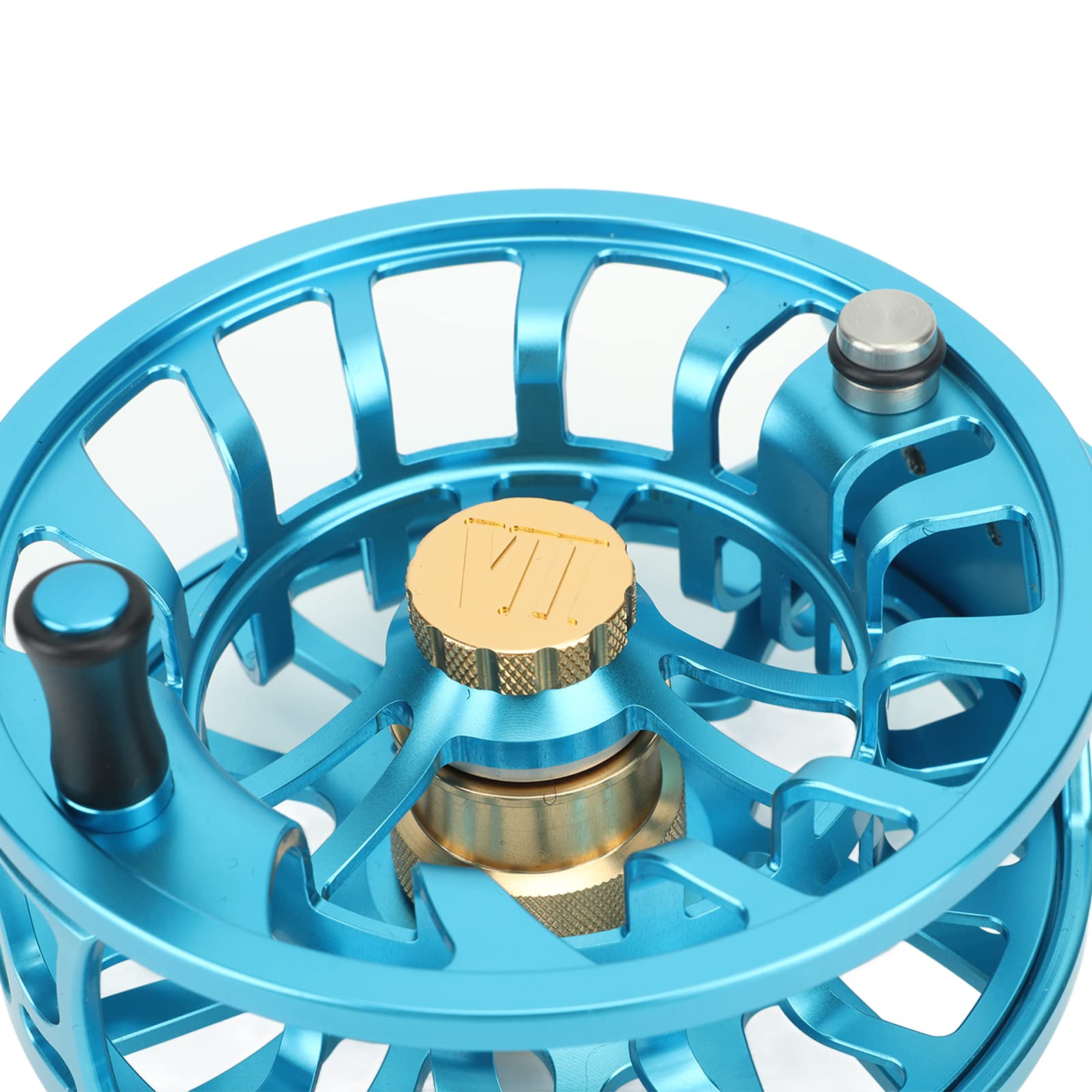 Mulinello da pesca a mosca ZenithAur con corpo lavorato a CNC, cuscinetti 2+1BB e design con mandrino di grandi dimensioni, mulinello da mosca in alluminio da 7/9 pesi per la