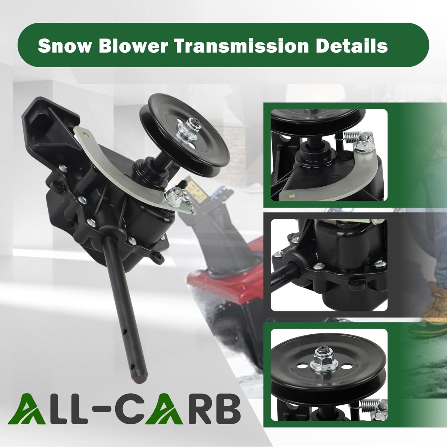ALL-CARB 918-04296B Snow Blower Transmission Replacement for MTD 31a-32ad700 618-04296B 918-04296 Transmission Snow Assembly