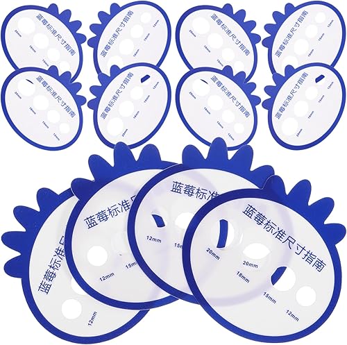 Miniatura 1 de 12 tarjetas de medición de diámetro de arándanos, tarjeta de medición de diámetro de fruta, tarjeta de medición de diámetro para granja de