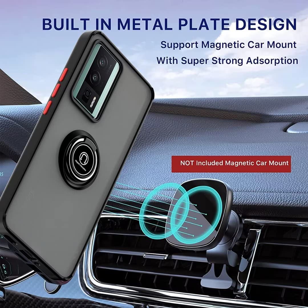 COMAKU Cover per Xiaomi 14, con 360° Magnetica Anello