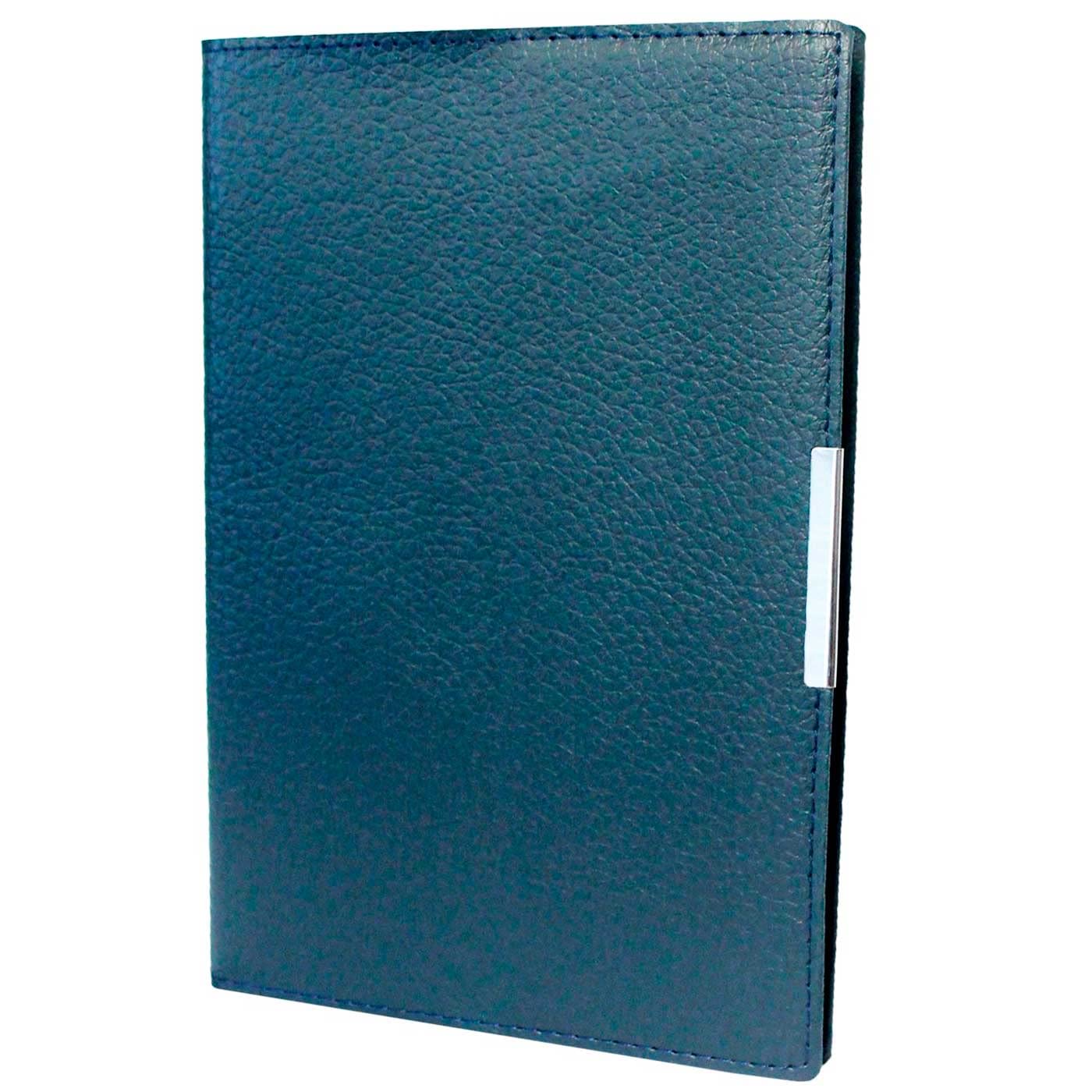 Tradineur - Listín telefónico A-Z, cubierta de piel, agenda de teléfonos, libreta de direcciones, índice alfabético, 21,6 x 15 cm, color aleatorio