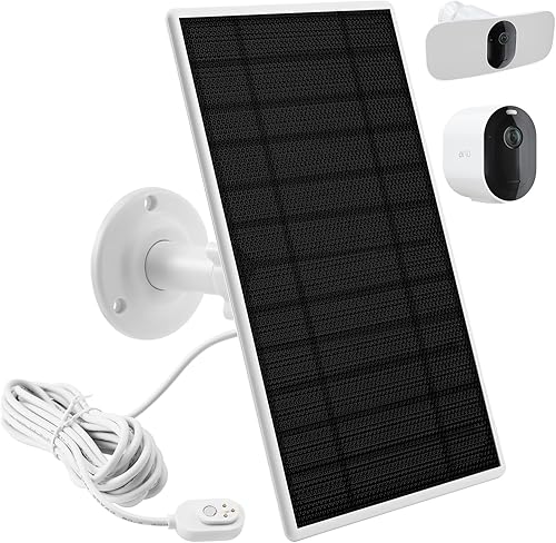 Miniatura 8 de Cargador de panel solar para cámara Arlo, potencia compatible con Pro 4, Arlo Pro 5S, Pro 3, Floodlight, Ultra 2 y Ultra, cable de 13 pies13.1 ft,