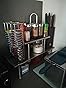 bremermann Kitchen Shelf with Roll Holder and Utensil Holder