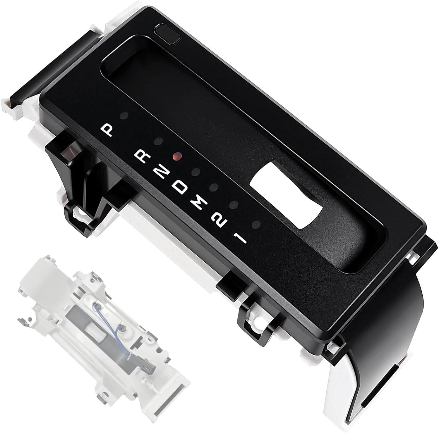 Console Gear Selector Cover Fit for 2011-2014 Ford F-150 SVT Raptor, Automatic Transmission Gear Shift Speed Indicator Panel, Replace# BL3Z-7D443-CA