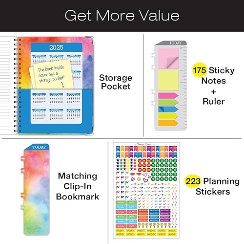 Miniatura 2 de Global Printed Products Agenda 2024 de tapa dura (noviembre de 2023 a diciembre de 2024) agenda diaria, semanal, mensual, anual, de 8.5 x 11