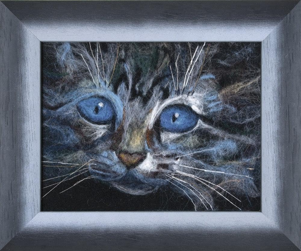 Wizardi Beginner Needle Felting Kit for Adults - Timmy. Animal Felting Kit 8.27x6.3 Inches. Felting Tools. Wool Felting Supplies. Felt Crafts. Wool Felt. V-36C Charivna Mit