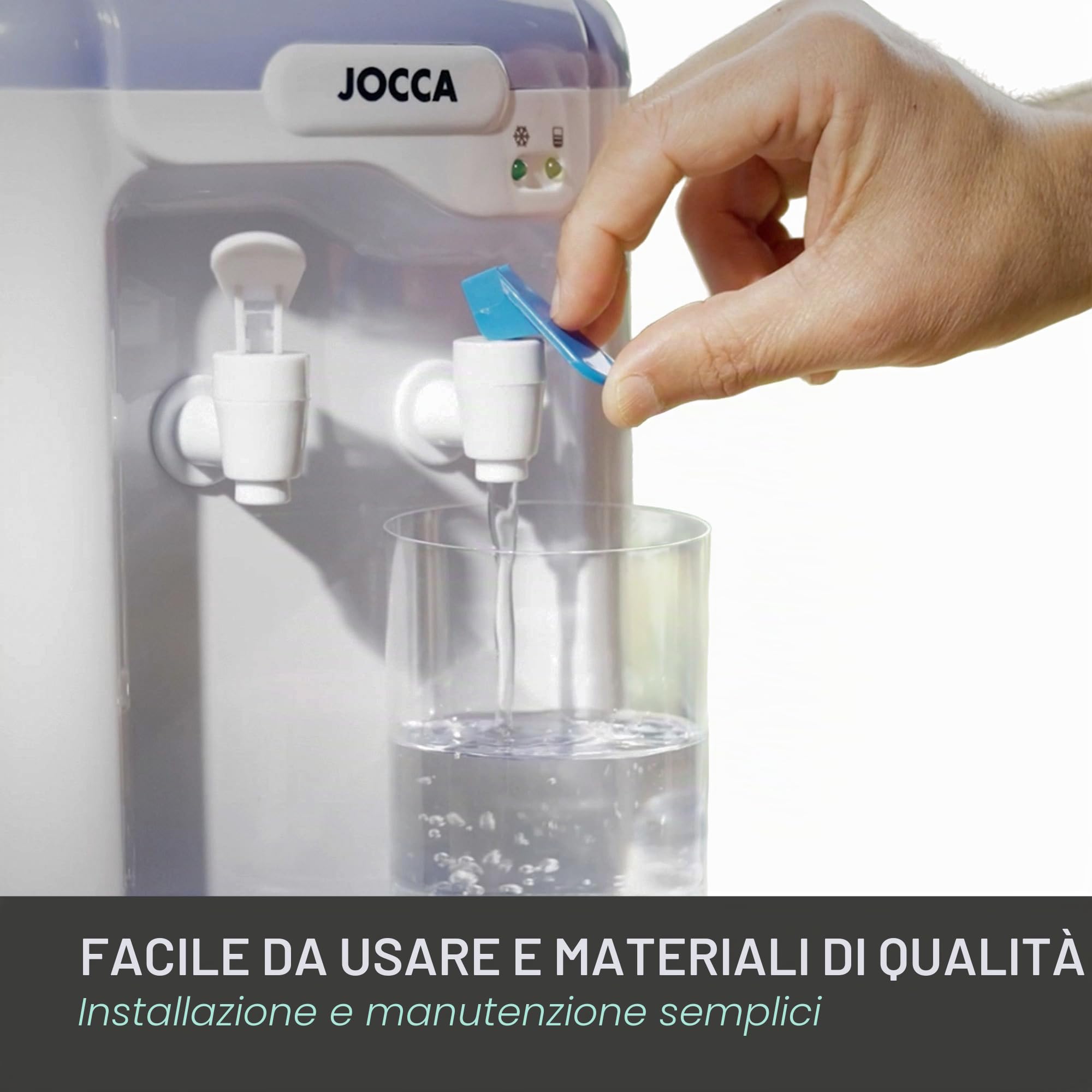 Jocca, Distributore Acqua Elettrico 7L, Display Digitale, Sistema di Raffreddamento