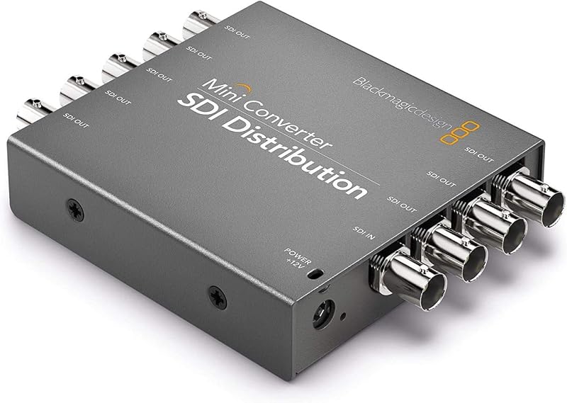Blackmagic Design Mini Converter SDI Distribution | Distributes one SD/HD-SDI input to multiple reclocked SDI outputs for splitting signals across gear (CONVMSDIDA)