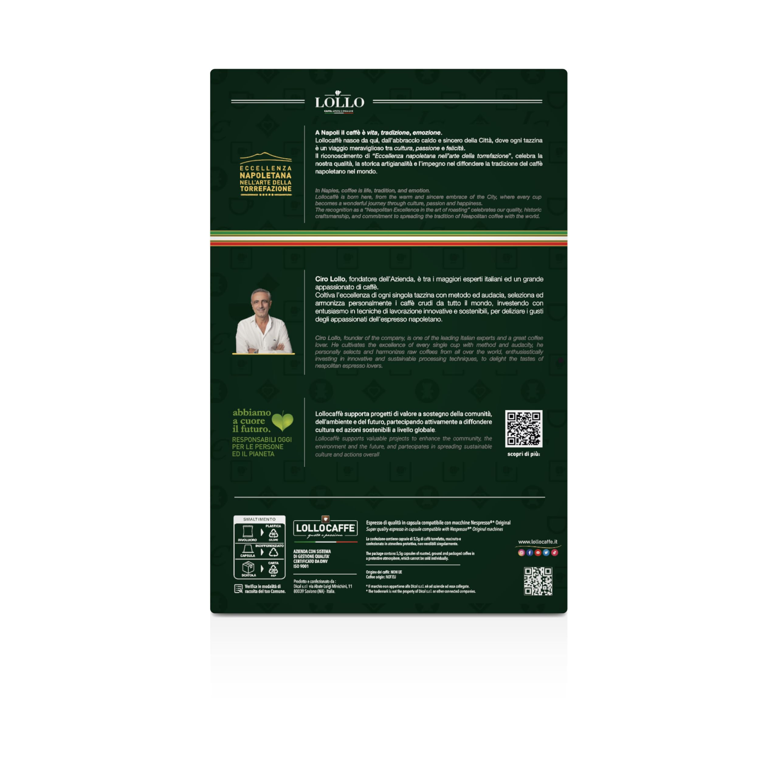 Lollo Nespresso kapsułki (Nero, 100 kapsułek)