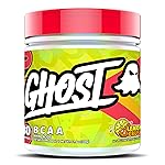 GHOST BCAA Powder Amino Acids Supplement, Lemon Crush - 30 Servings - Sugar-Free Intra, Post & Pre Workout Amino Powder & Recovery Drink, 7G BCAA