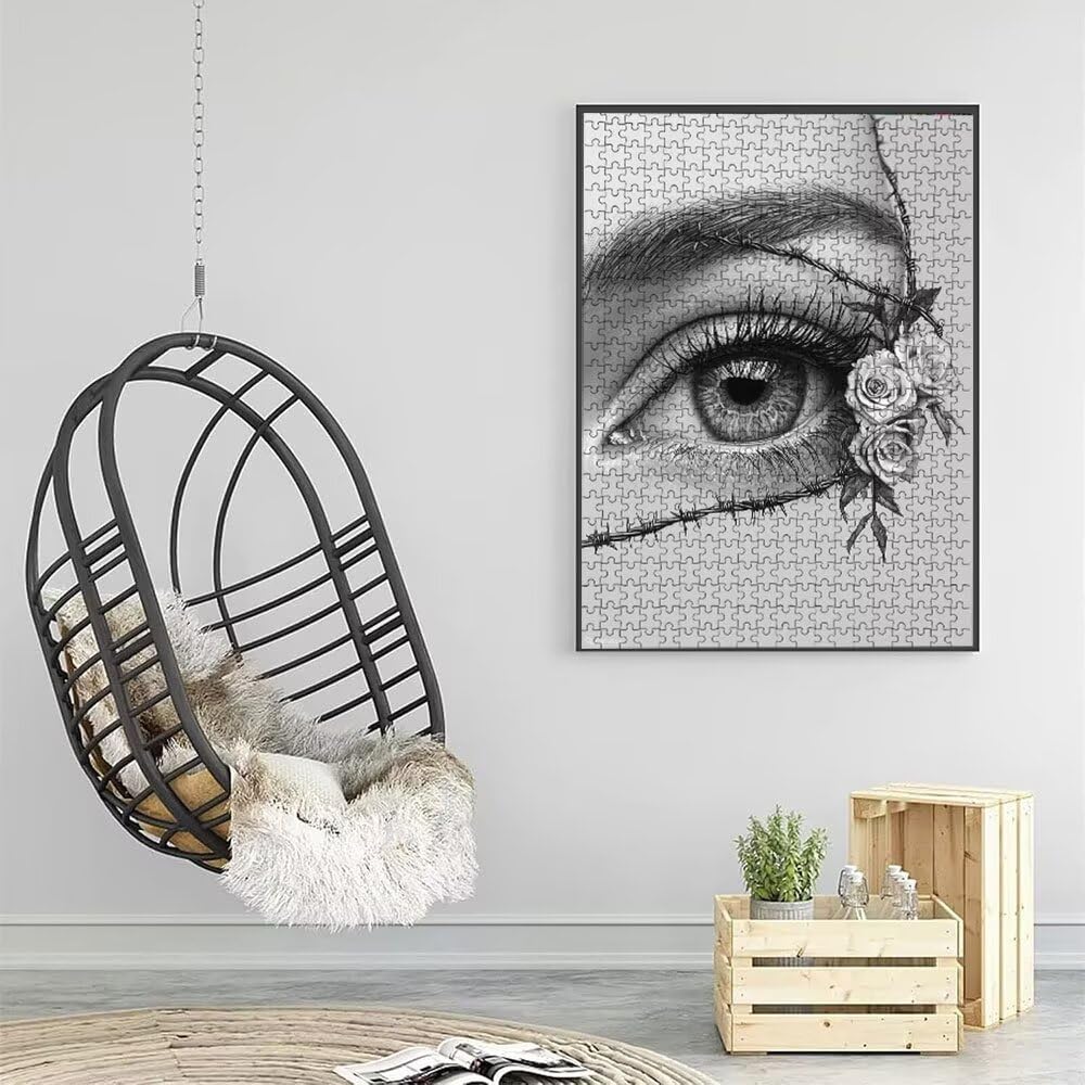 Puzzle 4000 sztuk, kolce kwiatowe puzzle dla dorosłych 4000, drewniane puzzle, klasyczne gry edukacyjne, niemożliwe wyzwanie, rodzina gier, kreatywny prezent DX0YL1-494