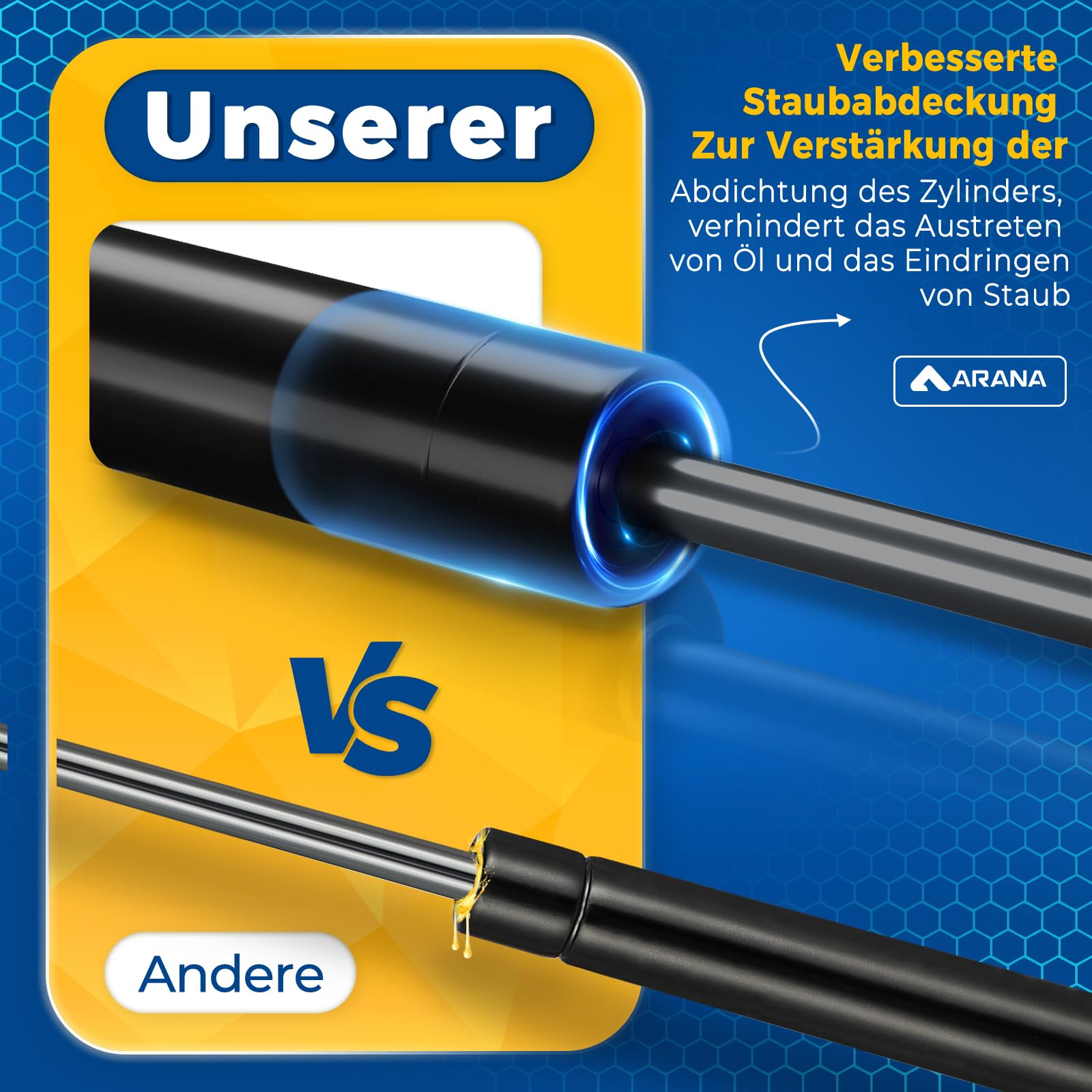 2x Gasfeder Dämpfer Heckklappe Kompatibel Mit A-Klasse W169