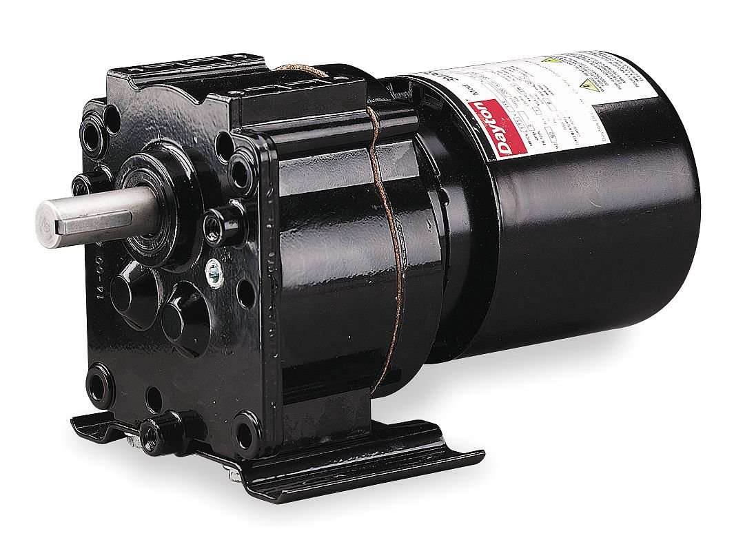 Dayton 3M326 AC Gearmotor 115 Nameplate RPM 4.1 Max. Torque 200.0 in.-lb. Enclosure TEFC