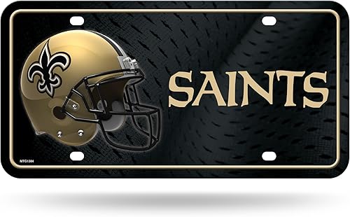 Vista 130 de Rico Industries Placa de matrícula de metal unisex para adultos de la NFL