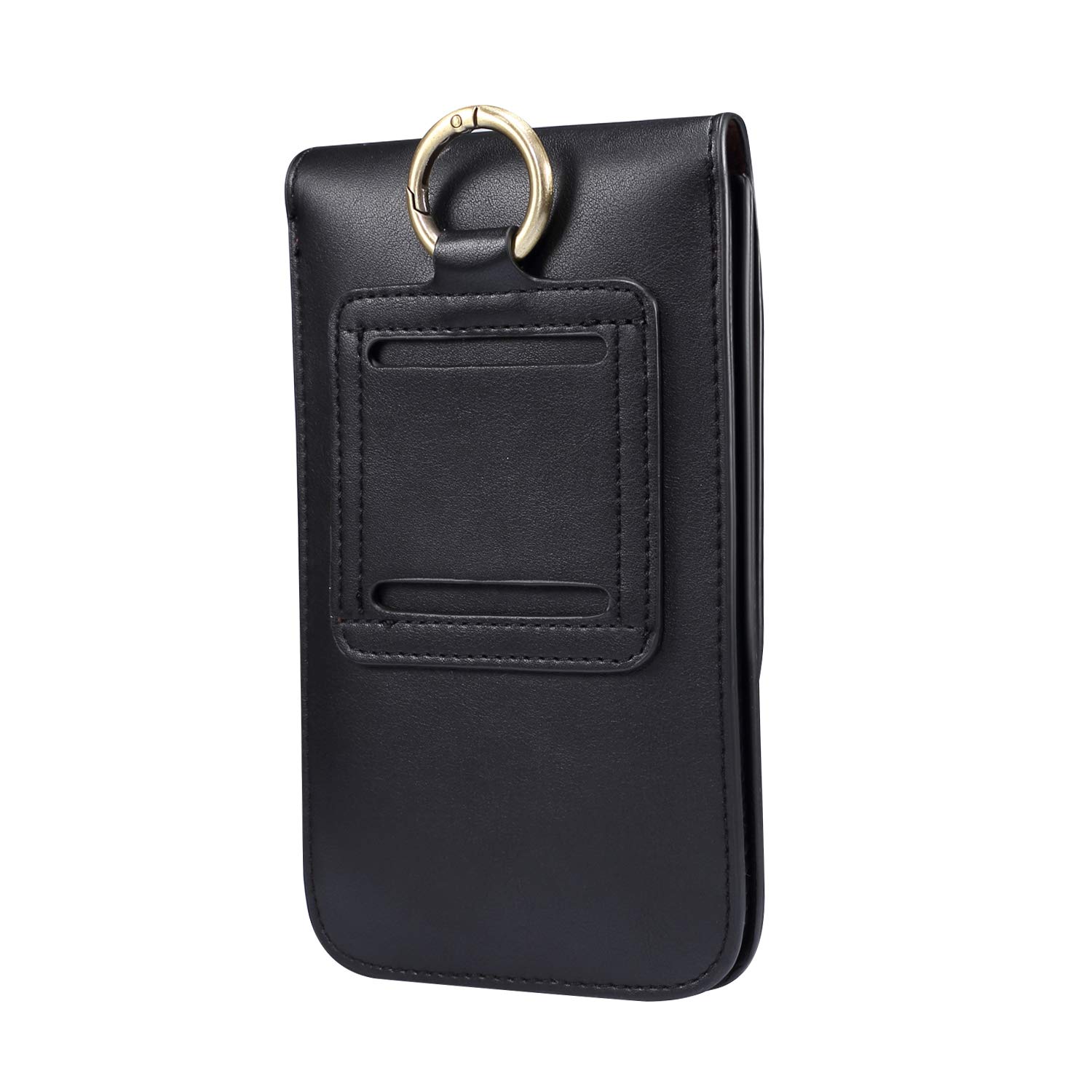 Étui Ceinture Cuir Avec Clip Pour Grand Smartphone - Compatible Huawei Mate 20, Samsung S20 Ultra, Note20, A71 5G - Pochette Magnétique Robuste