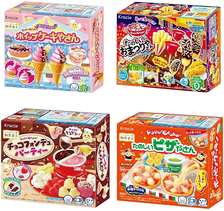 ハンドメイドショップ +kind‼️ Amazon.com: Popin' Cookin' Japaneese DIY Kit Assortment 4pcs