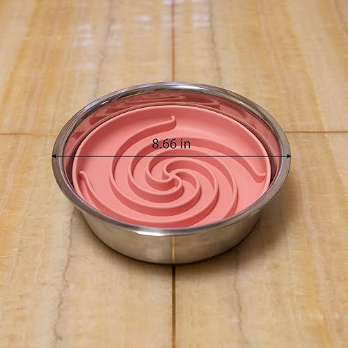 Miniatura 5 de Cuencos de Alimentación Lenta para Perros, Cuenco de Rompecabezas para Cachorros de Silicona Apto para Lavavajillas y Microondas con Diseño