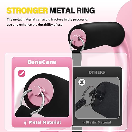 Miniatura 4 de BeneCane Bastón ajustable con mango acolchado suave para hombres y mujeres, ligero, cómodo, base de estabilidad adicional, ayuda de movilidad para