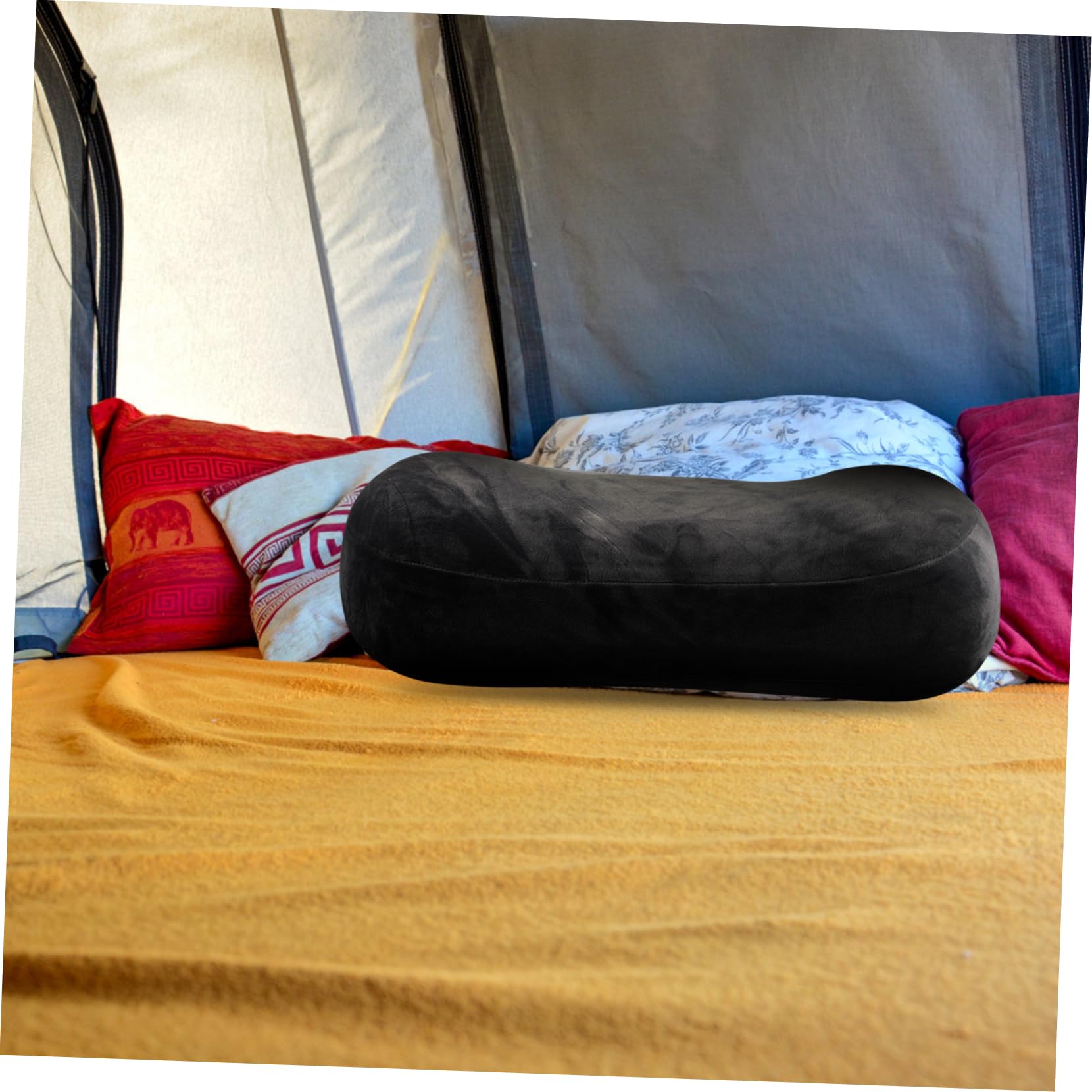 UKCOCO Almohada de Viaje Portátil de Viscoelástica Cojín de Descanso Almohada Siestas Oficina Transpirable