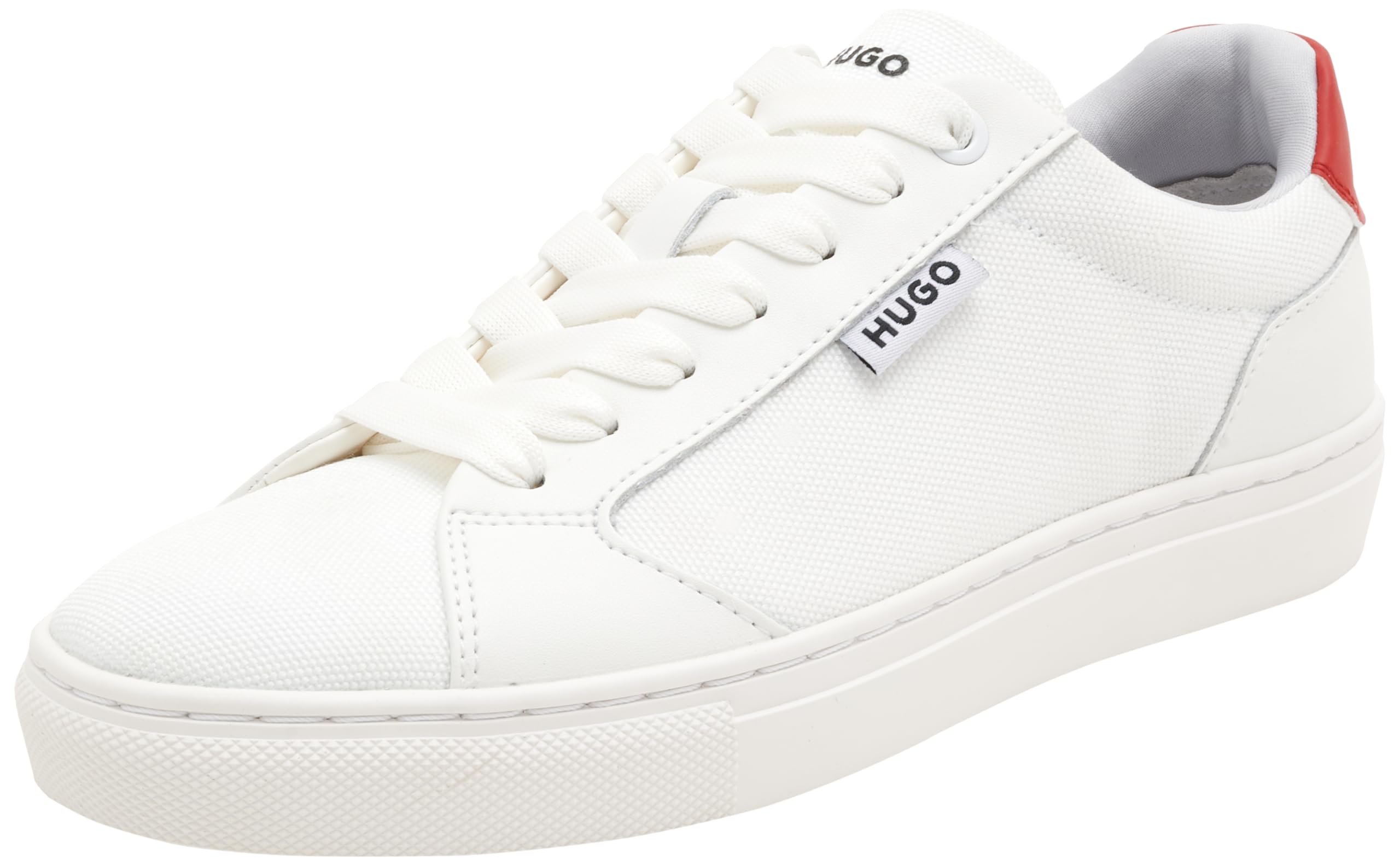 Hugo Women's Morrie_Tenn_cnvpu Sneaker, Open White166, 6 UK