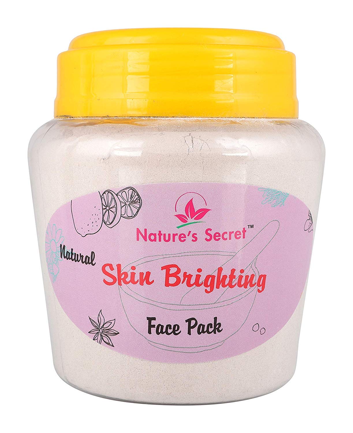 Nature's SecretNatural Skin Brightning Face Pack, 250 g