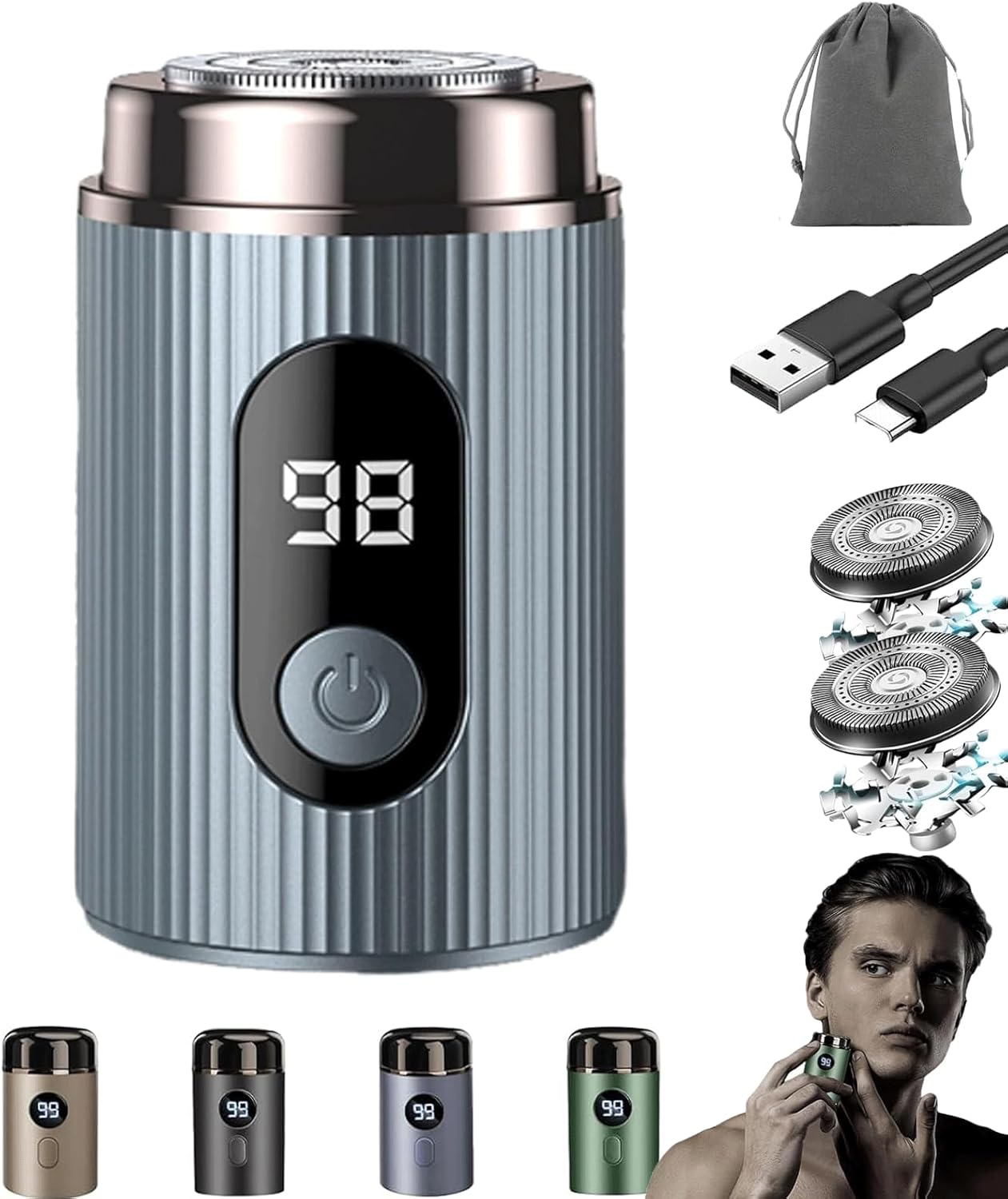 Amazon.com: Mini Portable Electric Shaver, 2025 New Shaver,Razor ...